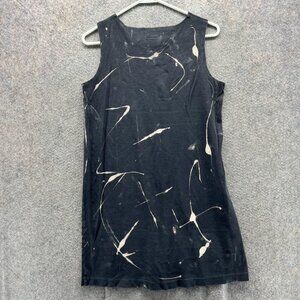Patagonia Dress Womens Medium Black Tie Dye Sleeveless Tank Knee Length Jersey